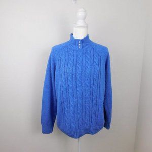 Blue long sleeve sweater,